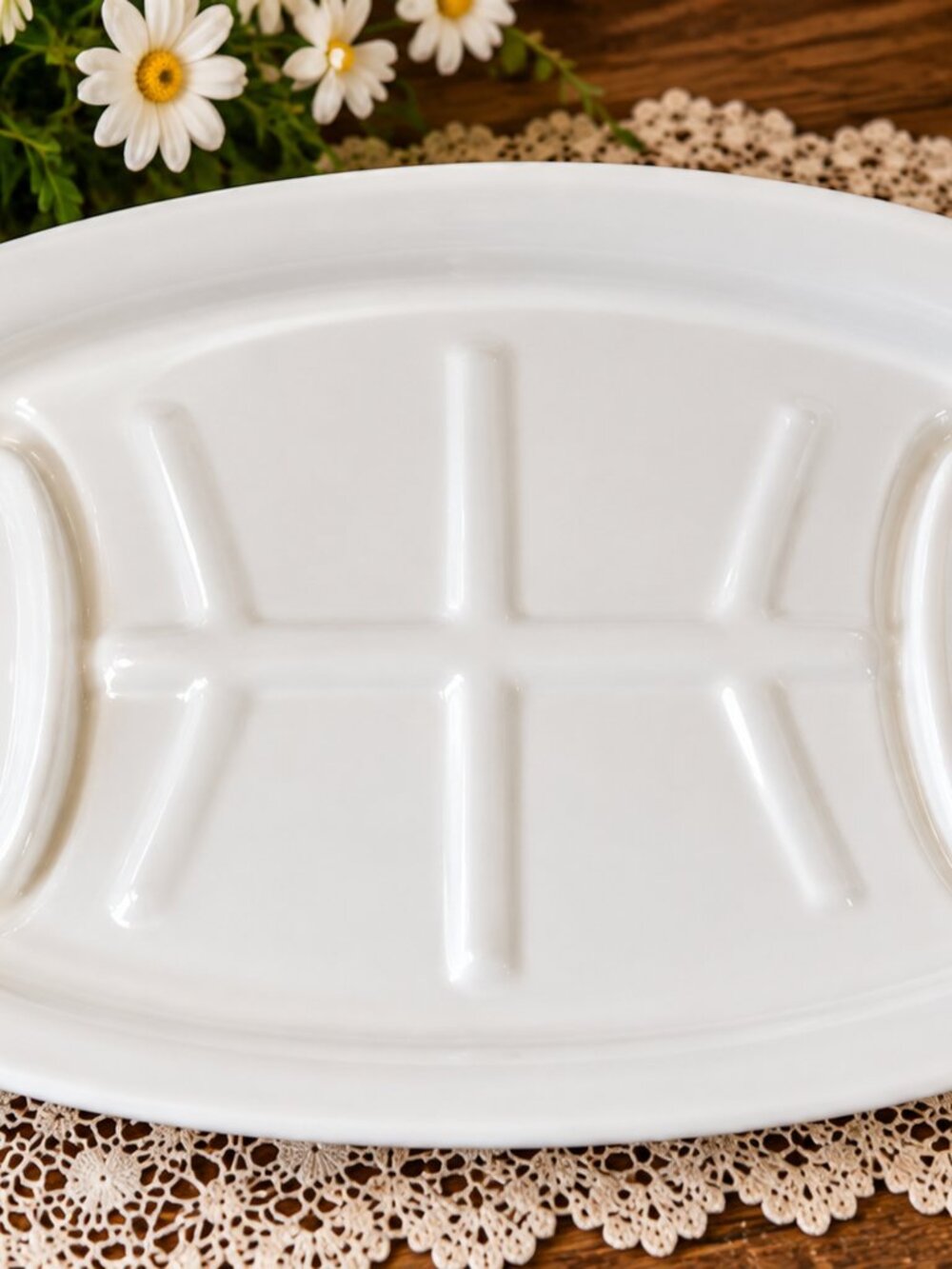 BDP-03--Vintage Corning Ware P-19 Cornflower Blue Platter Baking Dish USA